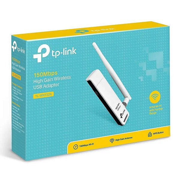Adaptador Usb Wireless Tp-Link TL-WN722N N150