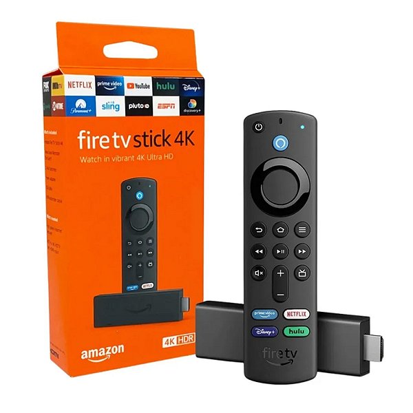 Amazon Fire Tv Stick 4K Wi-Fi 5 - Assistente Virtual Alexa