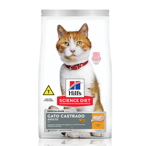 Ração Hills Gatos Adultos Sterilized Frango 1 kg