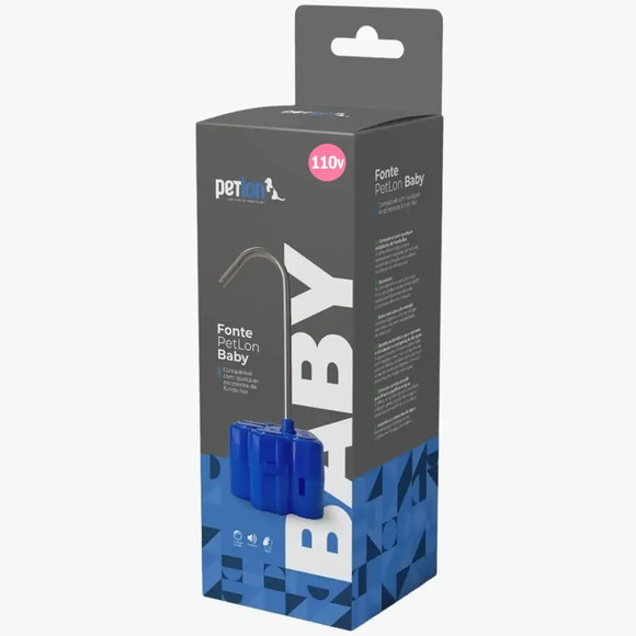Torneira Pet Fonte Água Petlon Baby Cães E Gatos Rosa 110 V