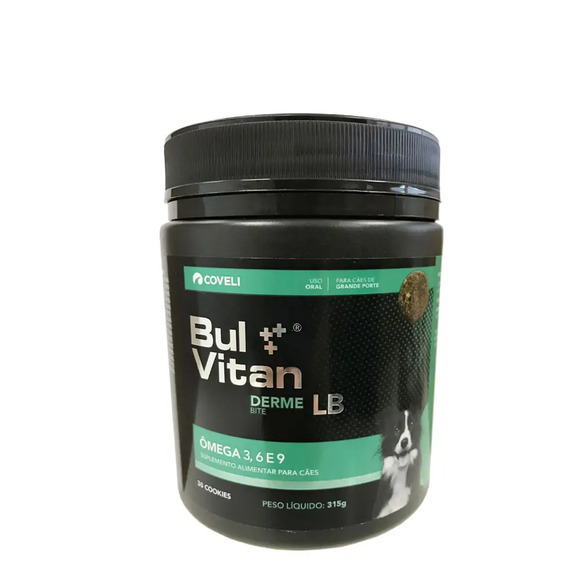 Suplemento para Cães Bulvitan Derme Bite LB Coveli 315 g