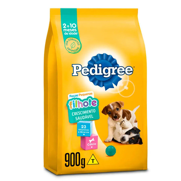 Ração Pedigree Cães Filhotes Raças Pequenas 900 g