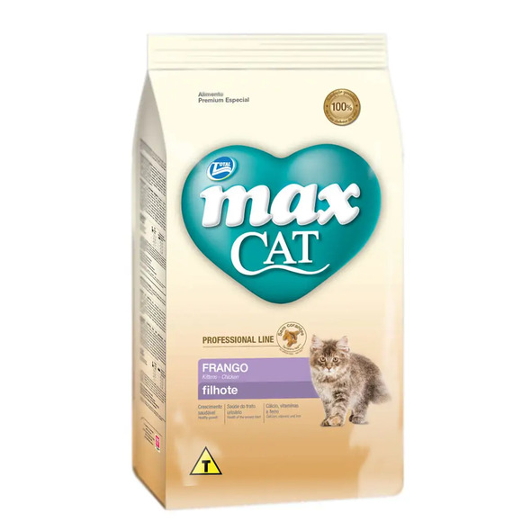 Max Cat P. Line Filhote Frango 1kg *