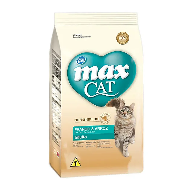 Max Cat P. Line Adulto Frango E Arroz 1kg *