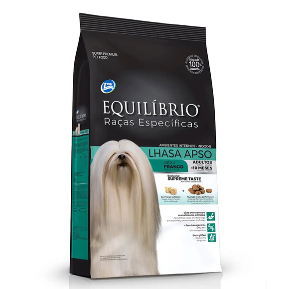 Equilibrio Raca Esp. Lhasa Apso Adulto Frango 2kg