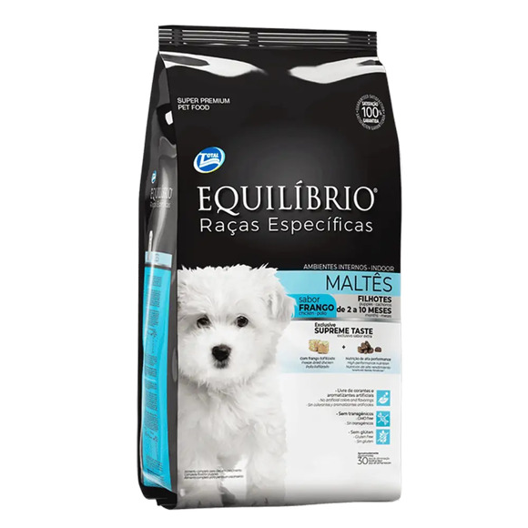 Equilibrio Raca Esp. Maltes Filhote Frango 2kg
