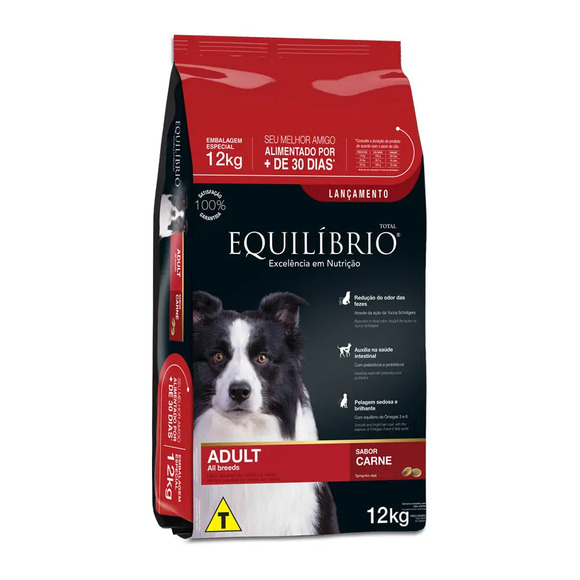 Equilibrio Adulto All Breeds Carne 12 Kg