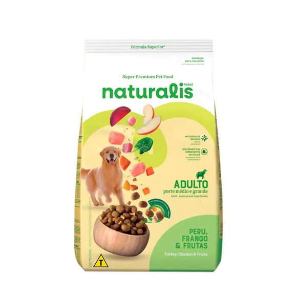 Naturalis Sp Caes Ad. Fgo Peru E Frutas 12 Kg