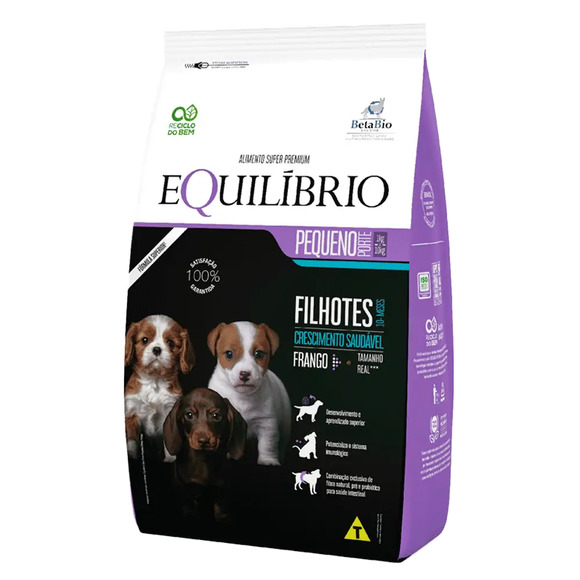 Equilibrio Caes Porte Peq Filhote Frango 1kg
