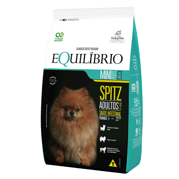 Equilibrio Caes Porte Mini Ad Spitz Frango 1kg *