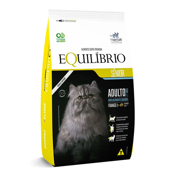 Equilibrio Gatos Senior Frango 1,5kg