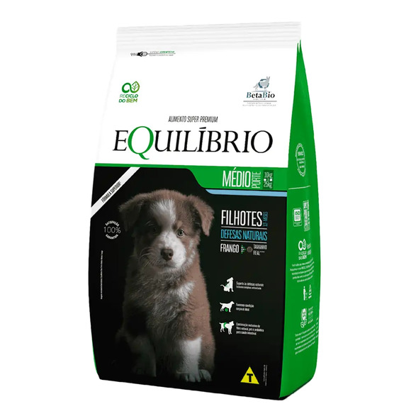 Equilibrio Caes Porte Med Filhote Fgo 2,5kg