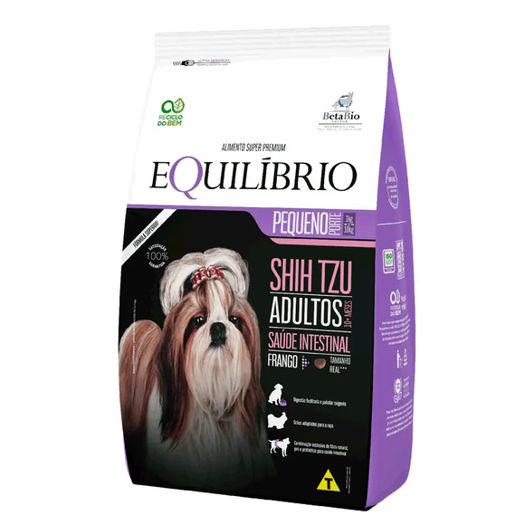 Equilibrio Raca Esp. Shih Tzu Adulto Frango 2,5kg