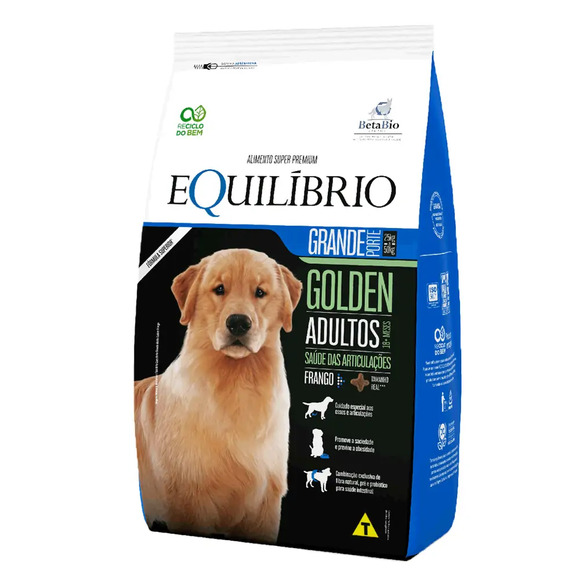 Equilibrio Caes Grande Porte Ad Golden Frango 12kg*