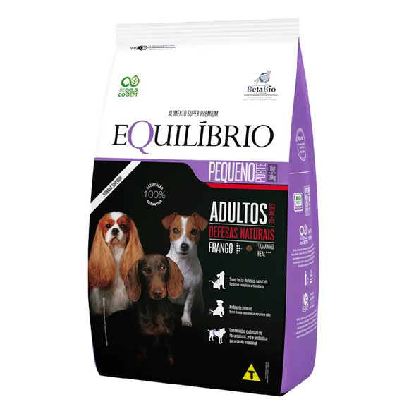 Equilibrio Caes Porte Peq Ad Frango 12kg *