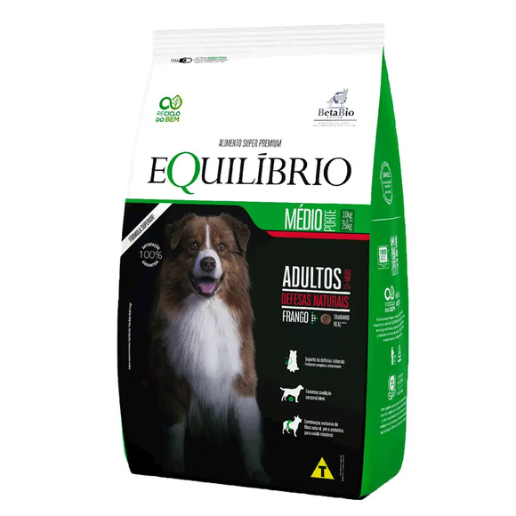 Equilibrio Caes Porte Med Ad Frango 15kg