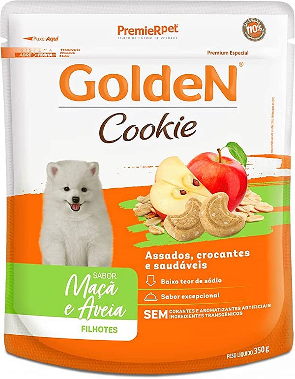Golden Cookie Caes Filhote Maca E Aveia 350g