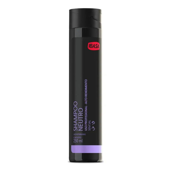 Shampoo Ibasa Neutro Uso Profissional 250 ml