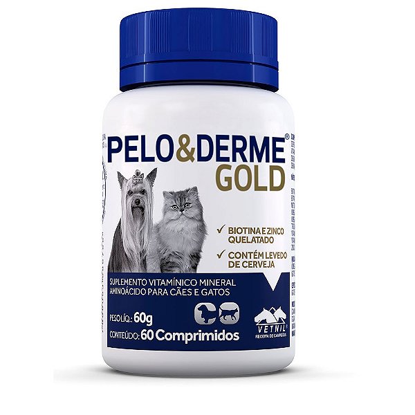 Pelo E Derme Gold - 60 Comp