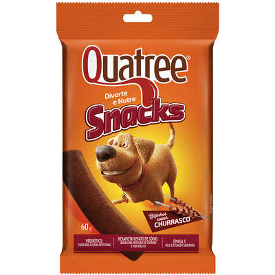 Quatree Snacks Bifinho Churrasco 60g