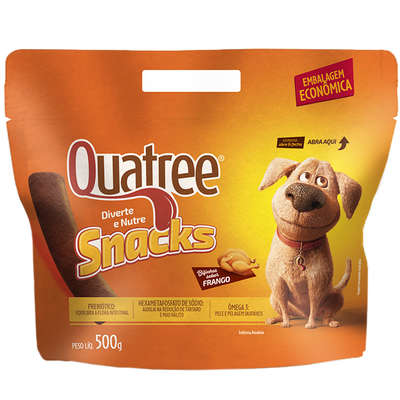 Quatree Snacks Bifinho Frango 500g