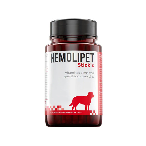 Suplemento Hemolipet Sticks para Cães 45 bastões