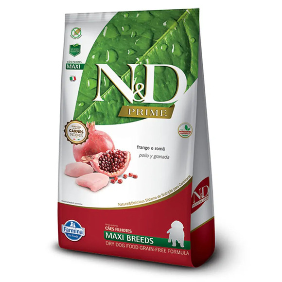 Ração N&D Prime Cães Puppy Maxi Frango 10,1 kg