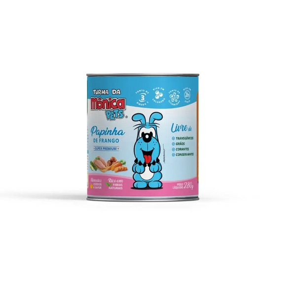 Lata Papinha De Frango 280g - Turma Da Monica