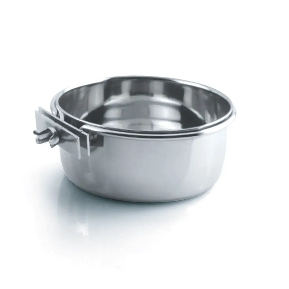 Comedouro em Inox Aves Chalesco Nº 03