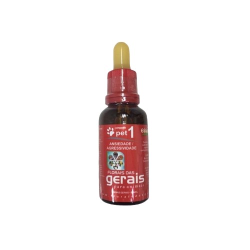 Floral N1 Vermelho 30 ml (Ansiedade E Agresividade)