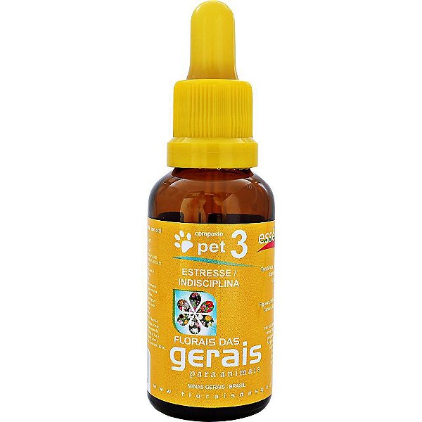 Floral N3 Amarelo 30 ml (Estresse E Indisciplina)