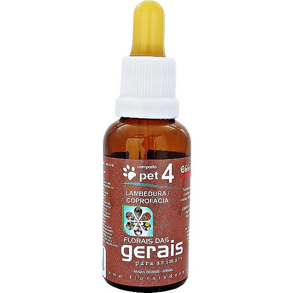 Floral N4 Marrom 30 ml (Lambedura E Coprofagia)