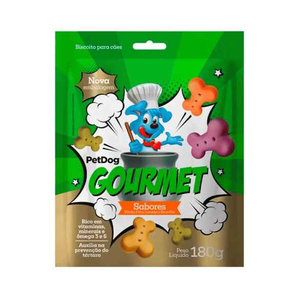 Biscoito para Cães Sabores Pet Dog 180 g