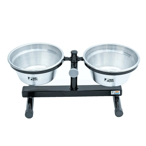 Comedouro Premium NF Pet Alumínio 1,2 L