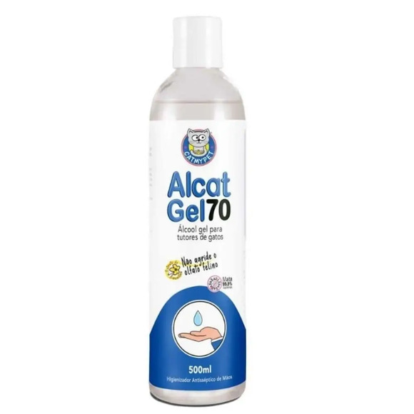 Alcat Gel 70 Álcool Gel Para Tutores De Gatos Único