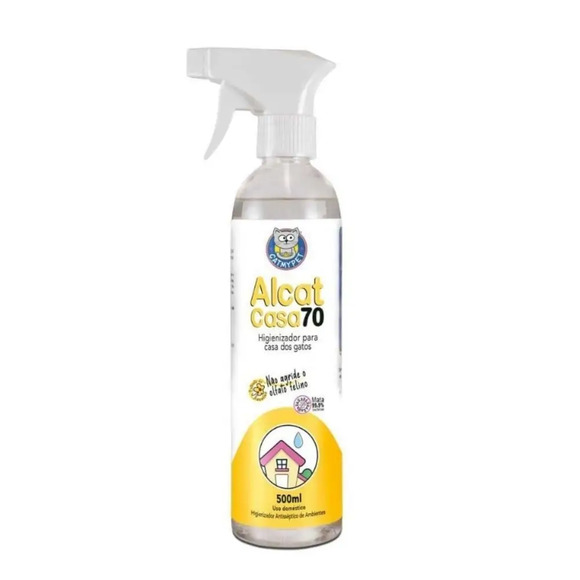 Alcat Casa 70 Álcool Higienizador Para Casa Dos Gatos Único