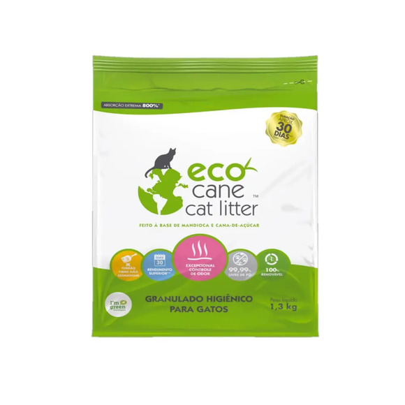 Granulado Higiênico Para Gatos Ecocane 1,3kg