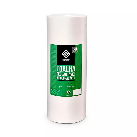 Rolo de Toalhas Descartáveis Pratipet Único