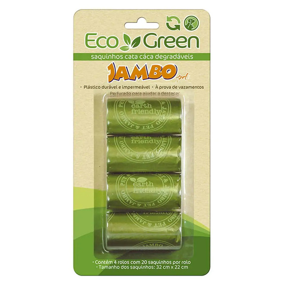 Saquinhos Higiênicos Eco Green Jambo 4 unidades