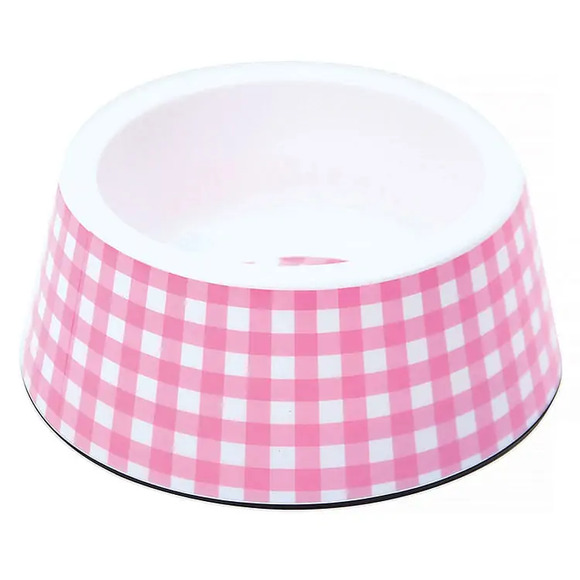 Comedouro Plástico Vichy Jambo Rosa 720 ml