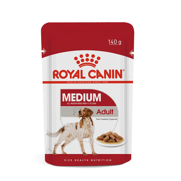 Ração Úmida Royal Canin Medium Adult Cães Adultos 140g