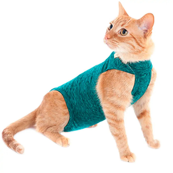 Roupa Pós-Cirúrgica para Gatos Duo Dry Pet Med Verde Nº 05