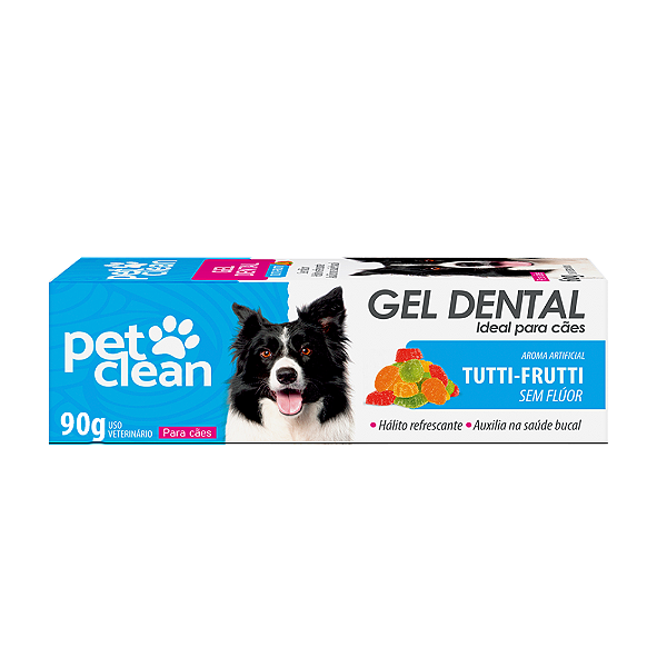 Gel Dental Tutti Frutti 90 G - Pet Clean