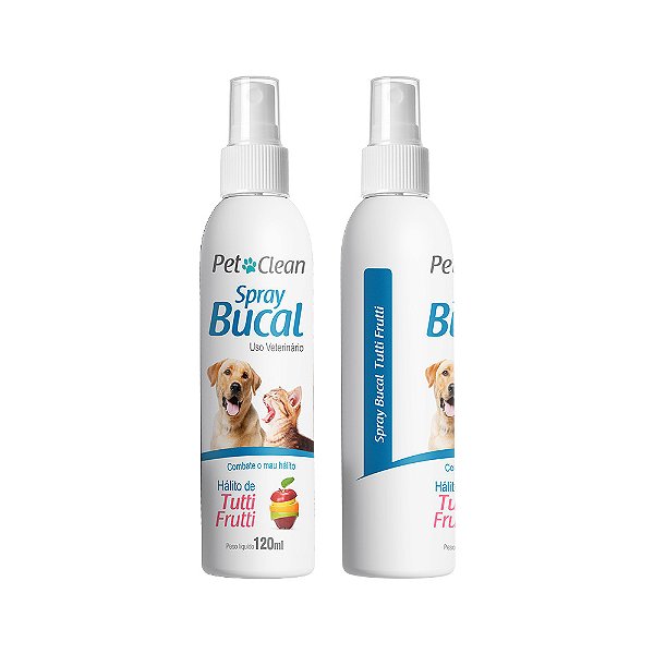 Spray Bucal Tutti Frutti 120 Ml - Pet Clean