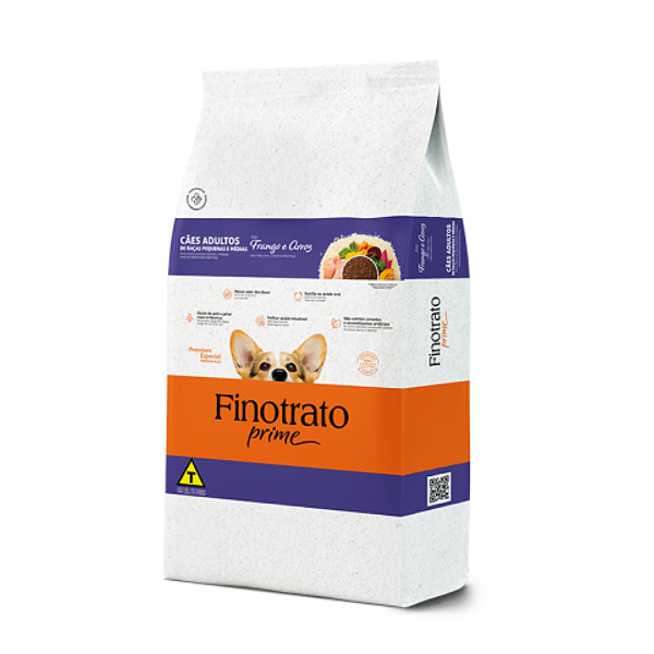 Finotrato Prime Frango E Arroz Adulto Rpm 15 Kg