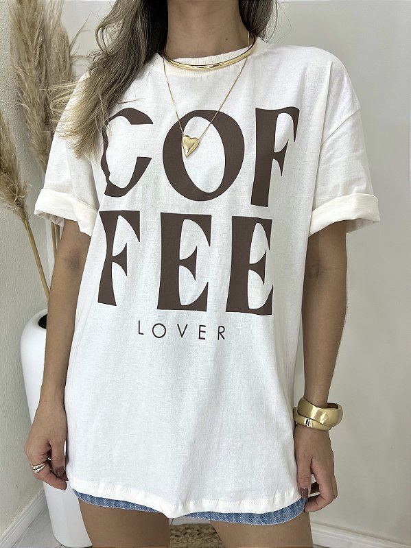 Camiseta oversized coffee Off