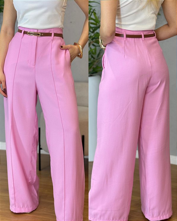 Calça Marrant Sensorial Pantalona Rosa