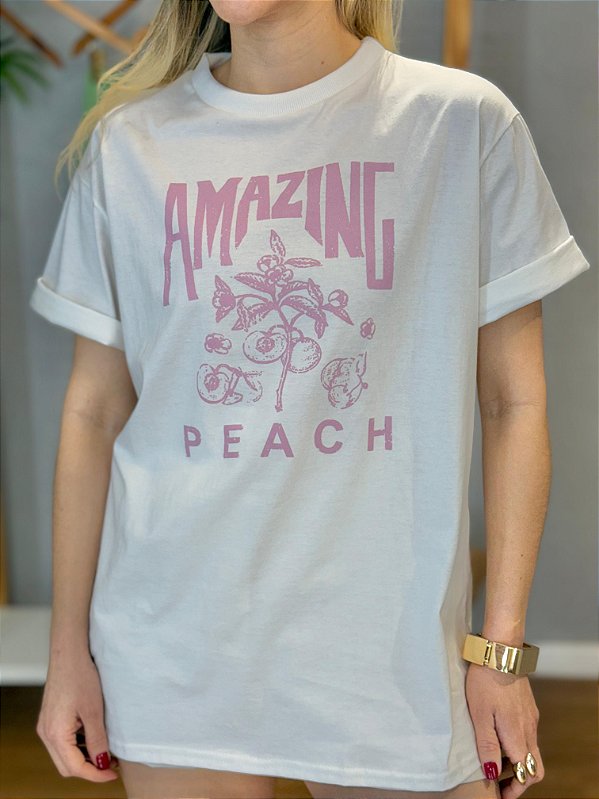 Camiseta de algodão Amazing