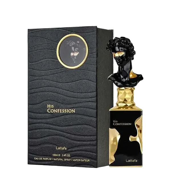 His Confession Lattafa Eau de Parfum Masculino 100ml