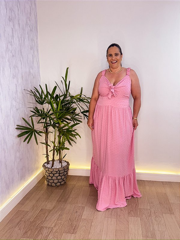 VESTIDO LONGO MIRLEY PLUS SIZE